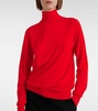 Heva wool jersey turtleneck sweater