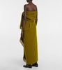 Nimah wool and mohair maxi dress