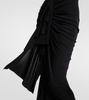 Vivenda draped jersey maxi dress