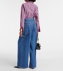 High-rise wide-leg jeans