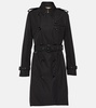 Double-breasted trench coat