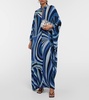 Iride chiffon kaftan