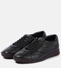 Pin leather sneakers