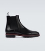 Melon leather Chelsea boots