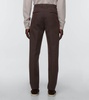 Cotton and wool chinos