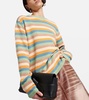 Striped cotton sweater