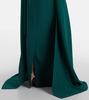 Sarita cutout crepe gown