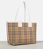 London Medium Burberry Check canvas tote bag