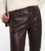 Gonda low-rise leather pants