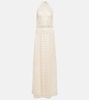 Maisie halterneck maxi dress