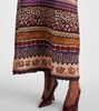 Paloma jacquard maxi dress