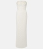 Bridal Theresa faux pearl-embellished gown