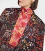 Floral cotton-blend blazer