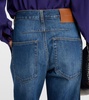 Mid-rise barrel-leg jeans