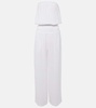 Naomi strapless cotton jumpsuit