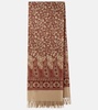 Paisley cashmere scarf