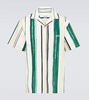 Striped cotton bowling shirt