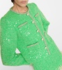 Sequined curly jacket