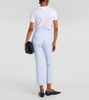 Tani cropped high-rise flared pants