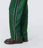 Logo jersey track pants