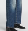 Low-rise straight jeans