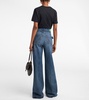 High-rise wide-leg jeans