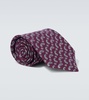 Paisley silk tie