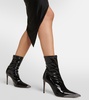 Avi embellished faux leather ankle boots