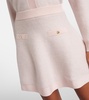 Wool-blend miniskirt