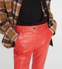 Sleek Statement leather flared pants