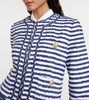 Matteo striped curly jacket