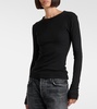 Bina ribbed-knit jersey top