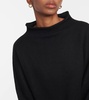 Sandy cashmere mockneck sweater