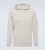 Lens wool-blend hoodie