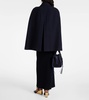 Short Cape Coat in Wool