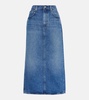 Peri denim maxi skirt