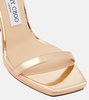 Alva metallic leather sandals