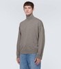 Wool turtleneck sweater