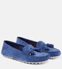 Suede loafers