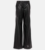 Sleek Comfort faux-leather pants