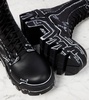 Bulldozer lace-up leather ankle boots