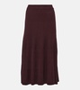 Ireene ribbed-knit midi skirt