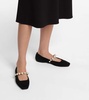 Jimmy Choo Ade Suede Leather Ballet Flats