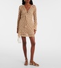 Bianca crochet cotton minidress