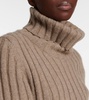 Depinal cashmere and mohair top 