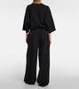 Hubert cotton wide-leg pants