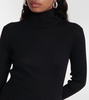 Ribbed-knit wool sweater