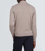 Virgin wool polo sweater