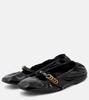 Modern Ease leather ballet flats