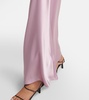 Satin maxi dress